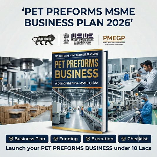 PET PREFORMS MSME BUSINESS PLAN 2026