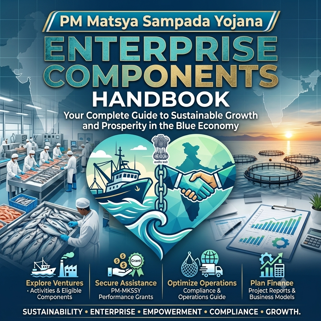 PM Matsya Sampada Yojana (PMMSY) Enterprise Components Handbook Cover