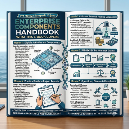 PM Matsya Sampada Yojana (PMMSY) Enterprise Components Handbook Inside Content