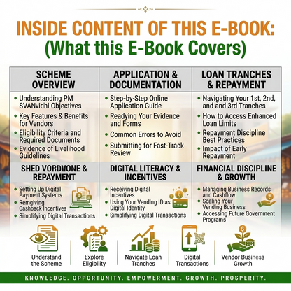 PM SVANidhi Handbook Inside Content