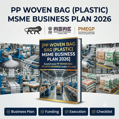 PP WOVEN BAG (PLASTIC) MSME BUSINESS PLAN 2026