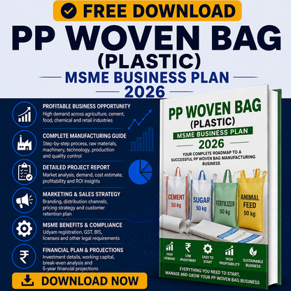 PP woven bag manufacturing business