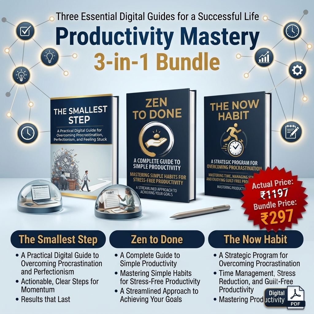 Productivity Mastery 3-in-1 Bundle