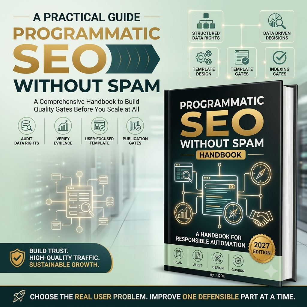 Programmatic SEO Without Spam Handbook