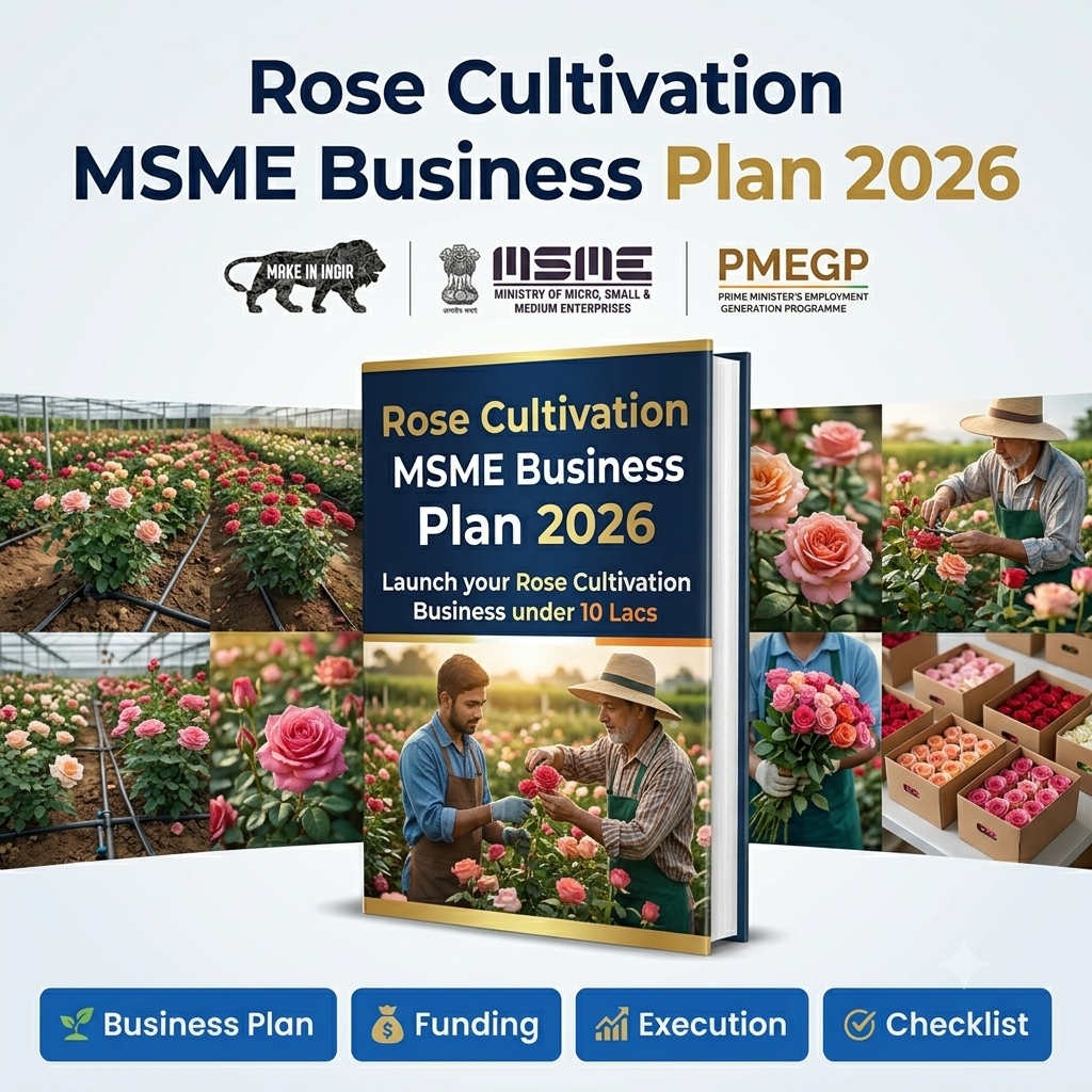 Rose Cultivation MSME Business Plan 2026