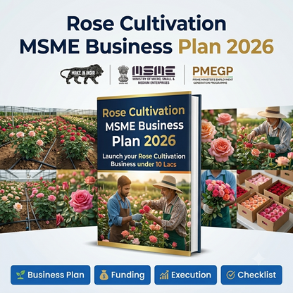 Rose Cultivation MSME Business Plan 2026