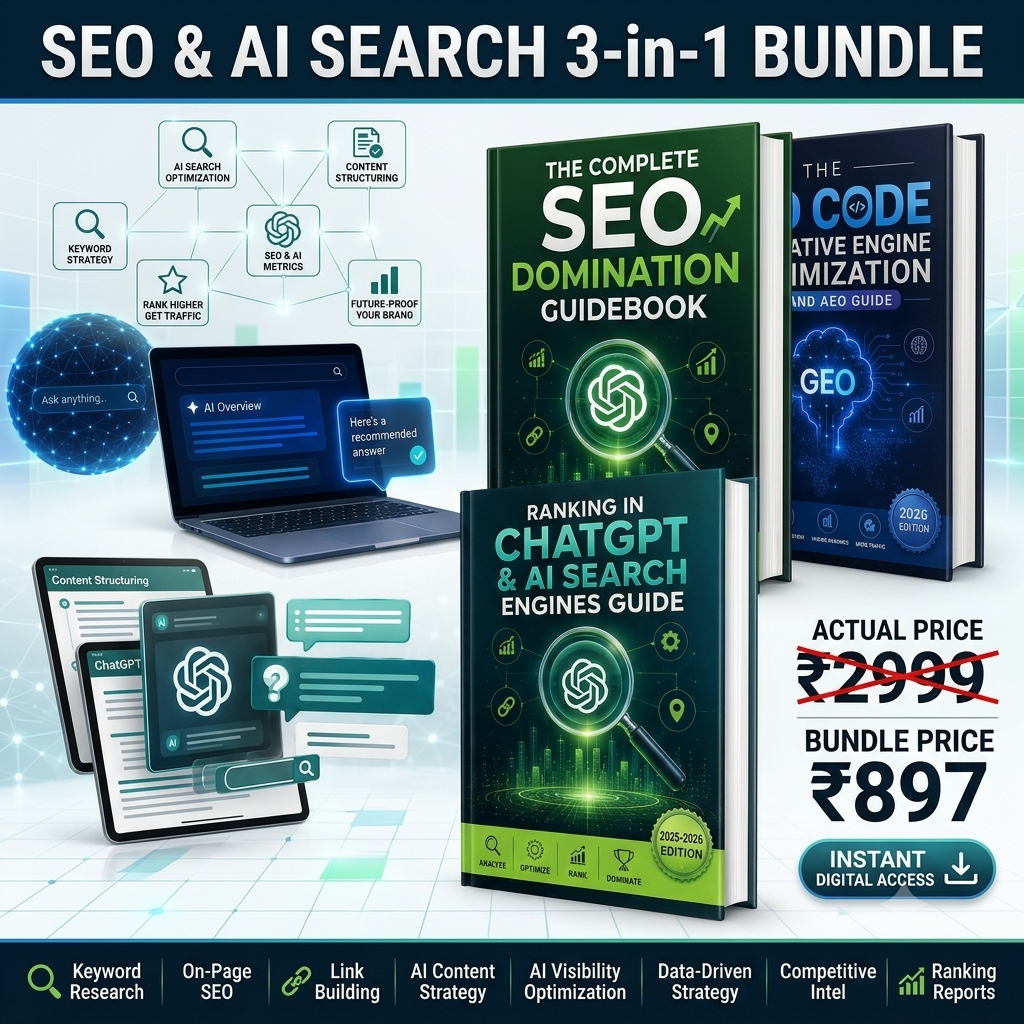 SEO & AI Search 3-in-1 Bundle