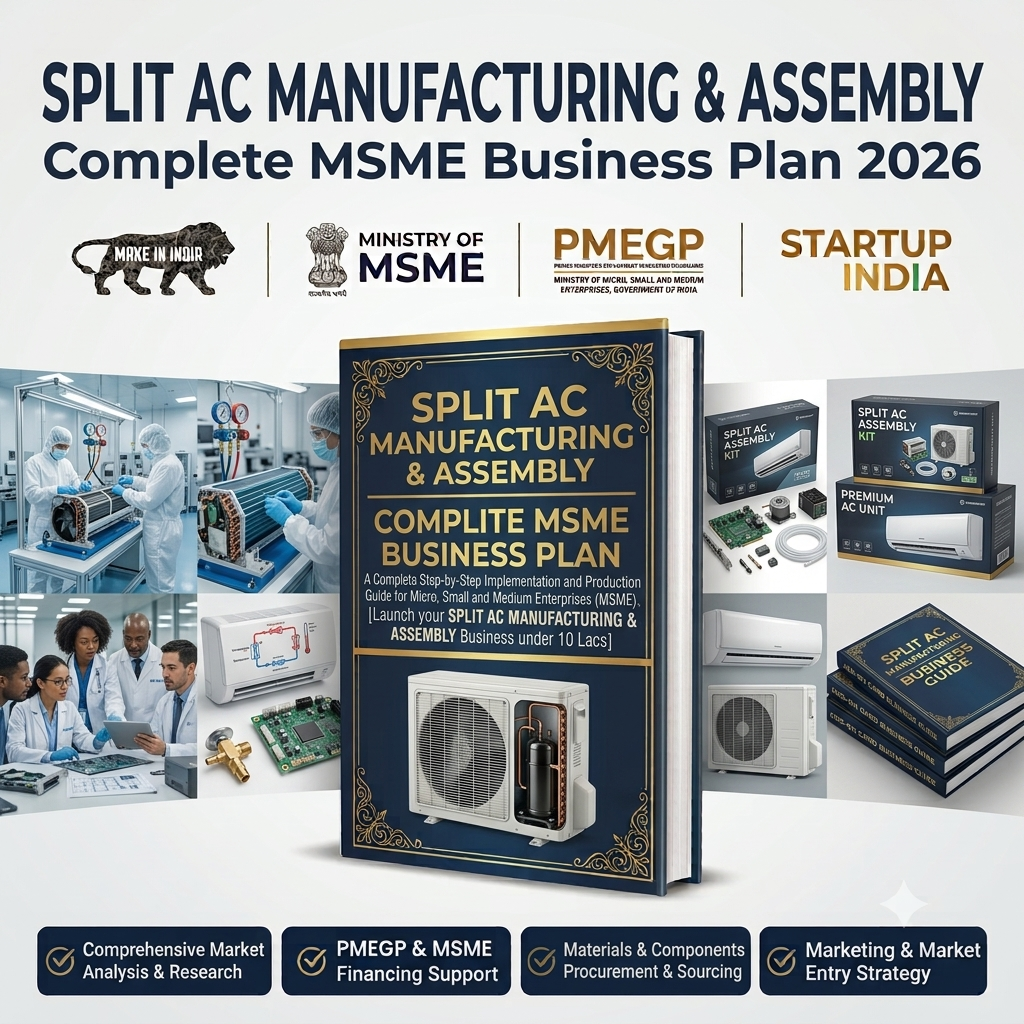 SPLIT AC MANUFACTURING & ASSEMBLY Complete MSME Business Plan 2026
