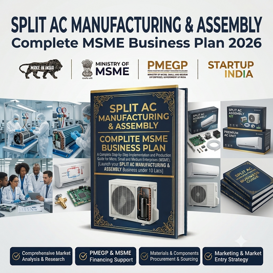 SPLIT AC MANUFACTURING & ASSEMBLY Complete MSME Business Plan 2026