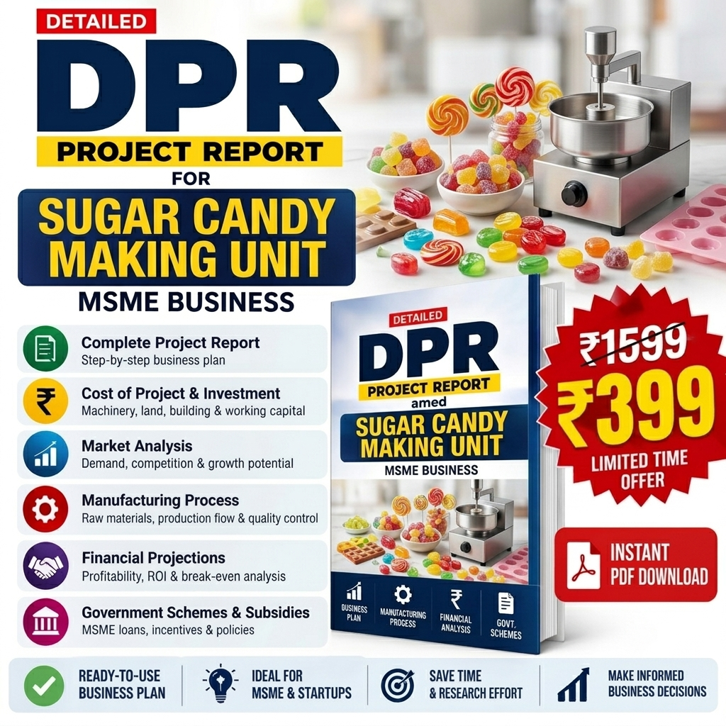 SUGAR CANDY MAKING UNIT DETAILED PROJECT REPORT(DPR)