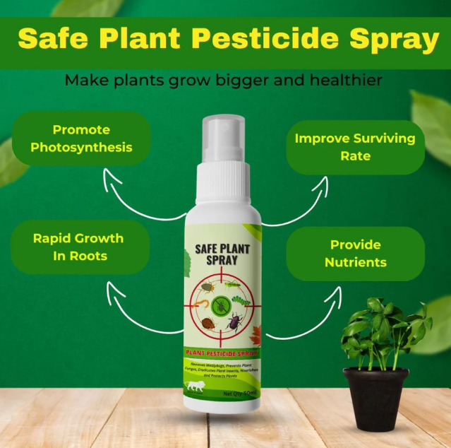 Lywire 🌿 Pro Gardening Combo | 3 Plant Boosters + 2 Safe Pest Sprays 🌱 High Quality Essentials Pack (5 Items) 🧪 NEW
