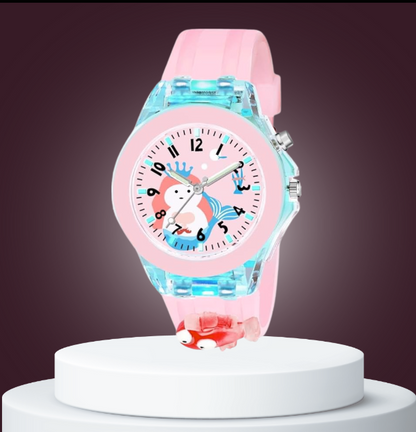 Stylish Cartoon Watches for Kids – Stylish, Premium & LED-Enhanced Fun 🎭🎇
