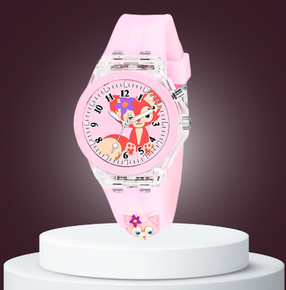 Stylish Cartoon Watches for Kids – Stylish, Premium & LED-Enhanced Fun 🎭🎇