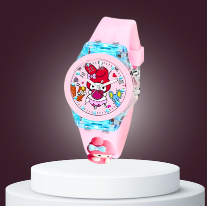 Stylish Cartoon Watches for Kids – Stylish, Premium & LED-Enhanced Fun 🎭🎇