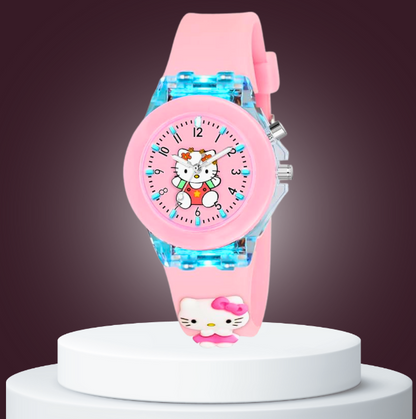 Stylish Cartoon Watches for Kids – Stylish, Premium & LED-Enhanced Fun 🎭🎇
