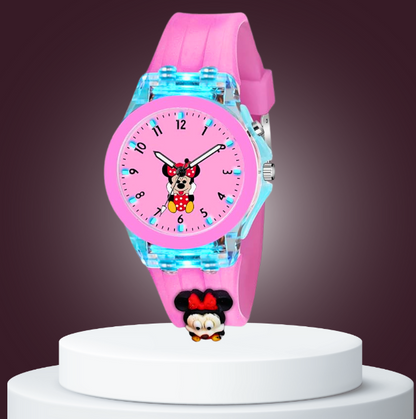 Stylish Cartoon Watches for Kids – Stylish, Premium & LED-Enhanced Fun 🎭🎇