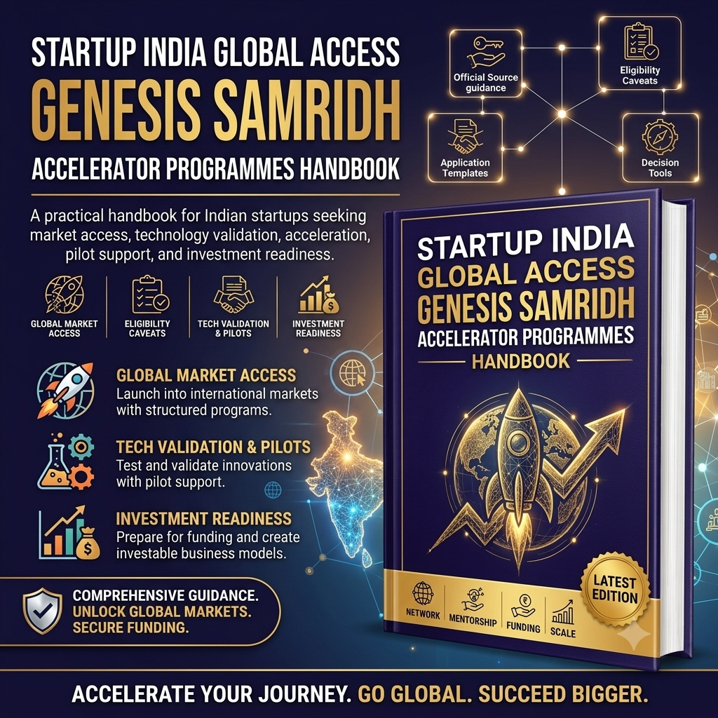 Startup India Global Access GENESIS SAMRIDH Accelerator Programmes Handbook