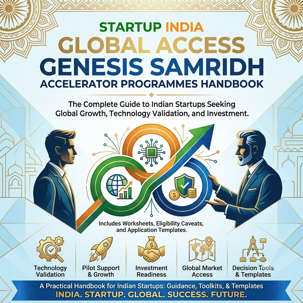 Startup India Global Access GENESIS SAMRIDH Accelerator Programmes Handbook Cover