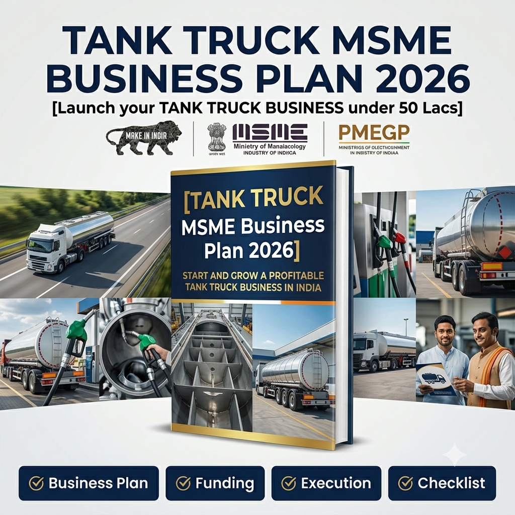 TANK TRUCK MSME BUSINESS PLAN 2026