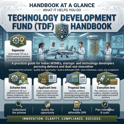 Technology Development Fund TDF Handbook Cover