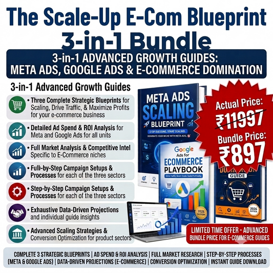 The Scale-Up E-Com Blueprint 3-in-1 Bundle