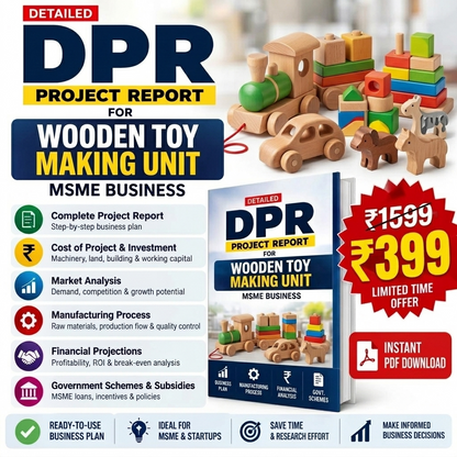 Wooden Toy Making Unit Project Report | Detailed DPR