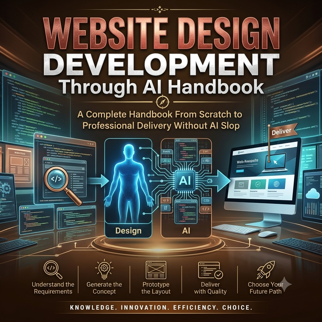 Website Design and Development Through AI Handbook Cover