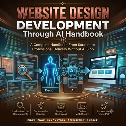 Website Design and Development Through AI Handbook Cover