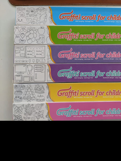 Restick doodle art graffiti drawing art roll  by lywire  with all 6 designs