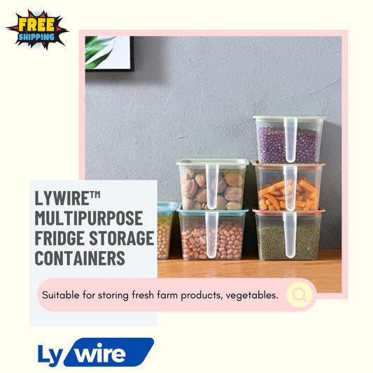 Lywire™ Multipurpose Fridge storage containers & jar Set