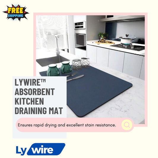 Lywire™ Ultra-Absorbent Kitchen Draining Mat