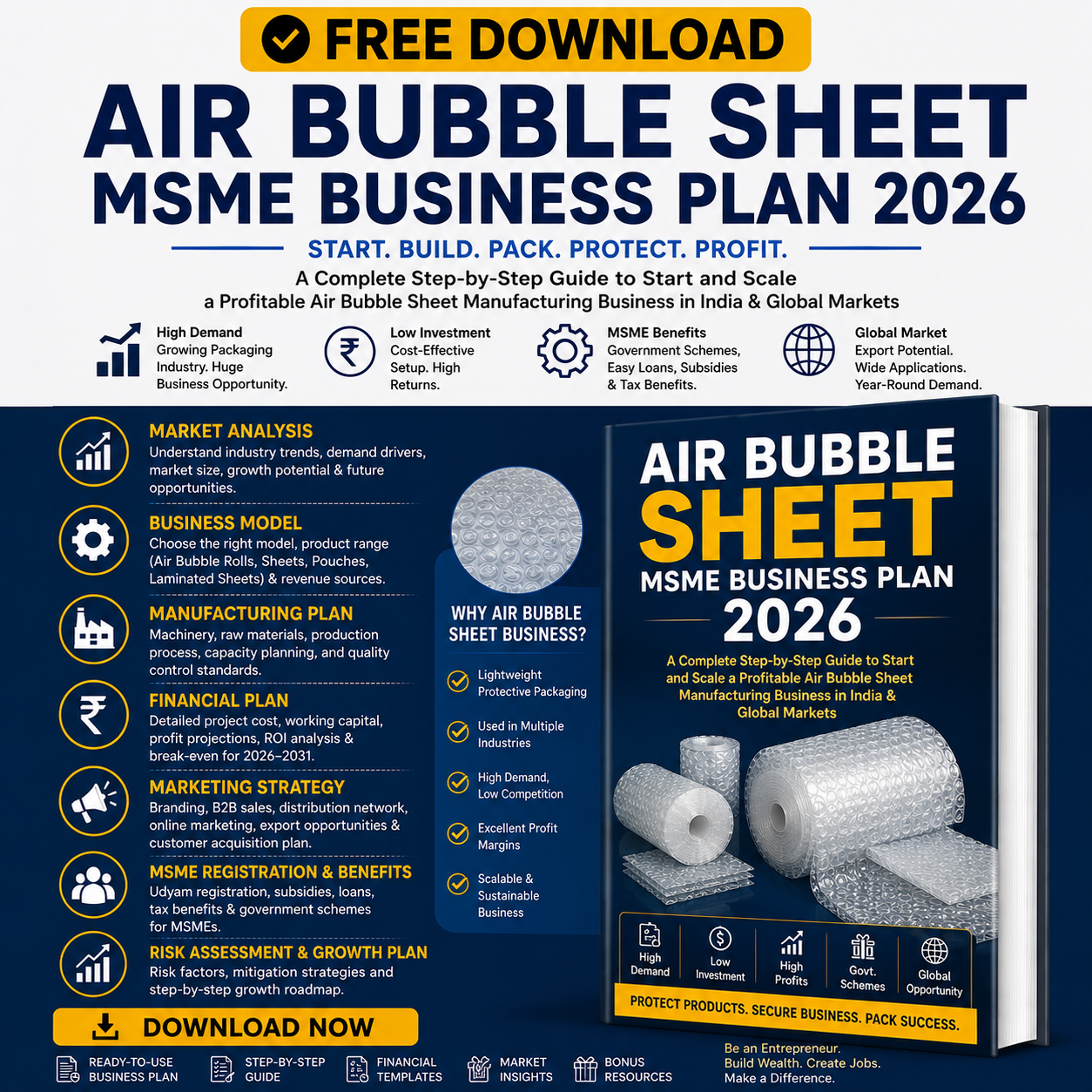 air bubble sheet manufacturing business plan 2026
