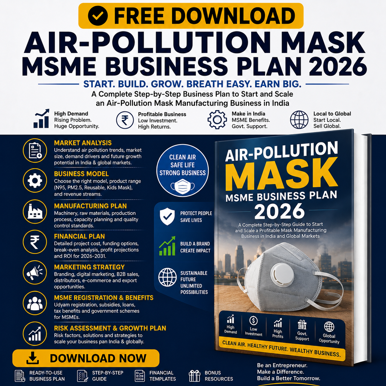 air pollution mask manufacturing business plan 2026