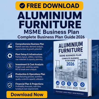 aluminium furniture manufacturing business plan