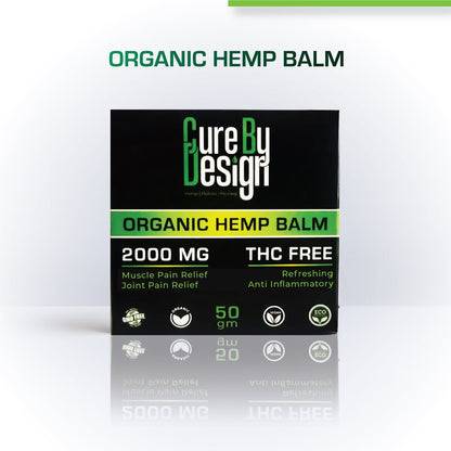 Lywire Organic Healing Hemp Balm – Infused with 2000mg CBD