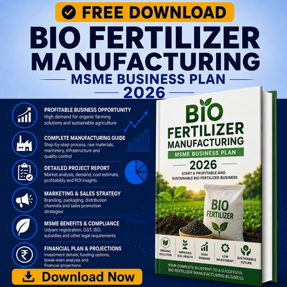 bio fertilizer manufacturing business plan 2026