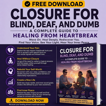 closure for blind deaf and dumb book summary