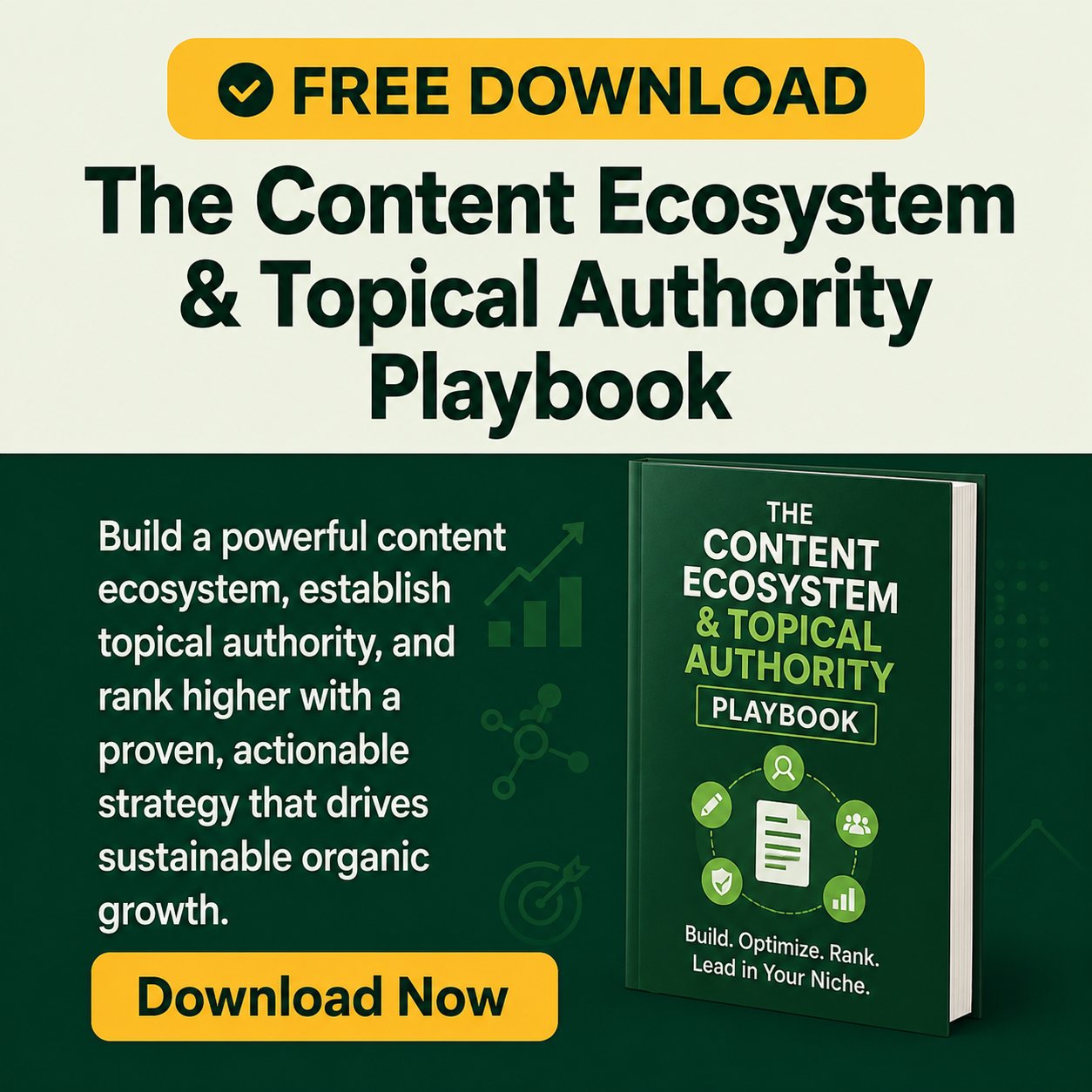 content ecosystem and topical authority playbook 2026.