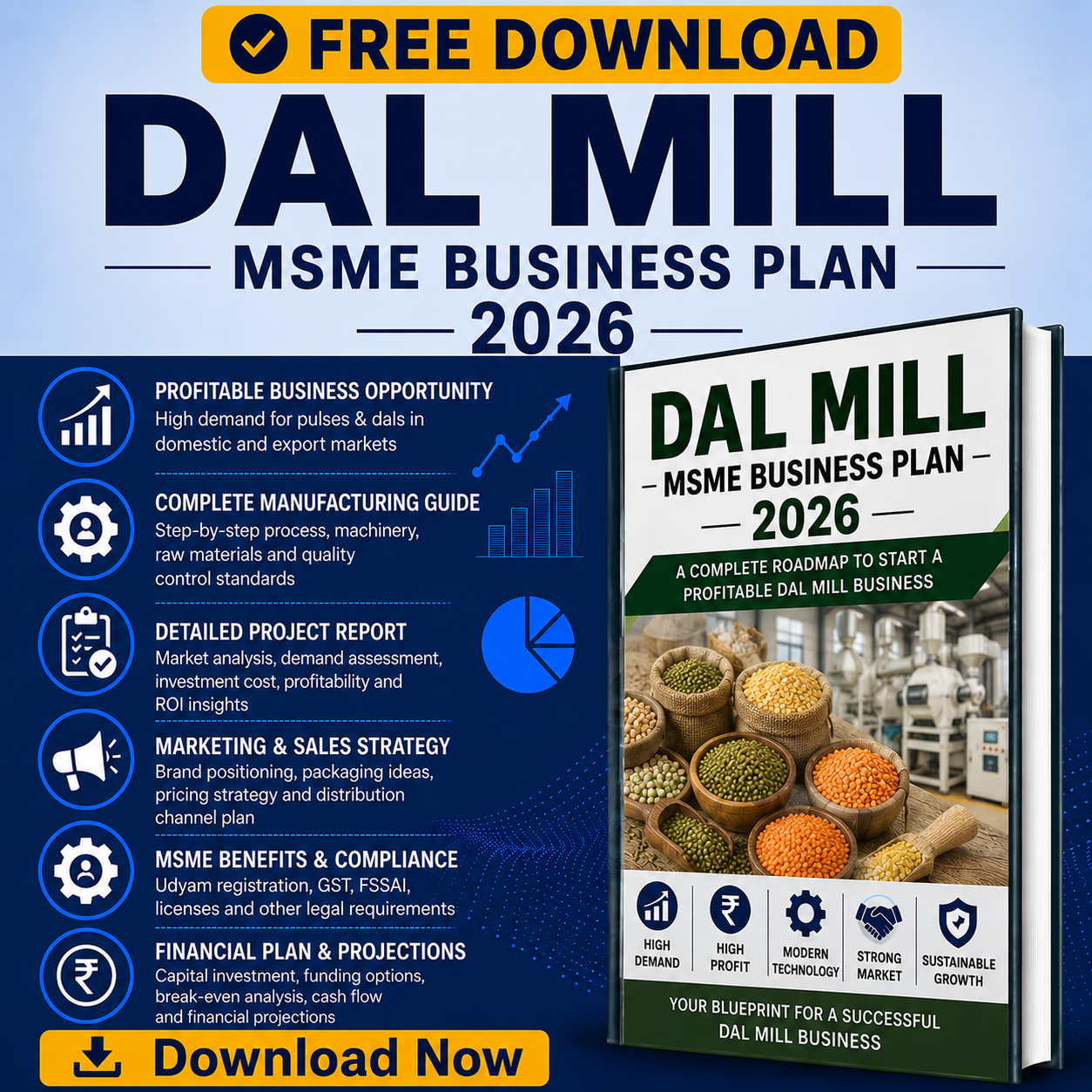 dal mill msme business plan 2026