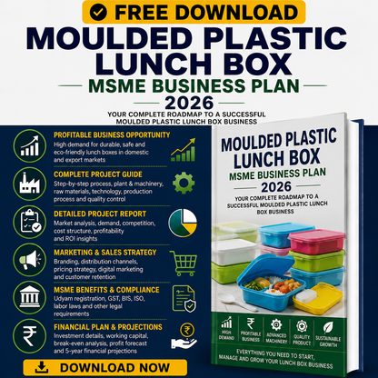 food grade plastic injection moulding plant cost project report