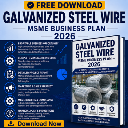 galvanized steel wire manufacturing business plan
