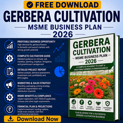 gerbera flower cultivation business plan