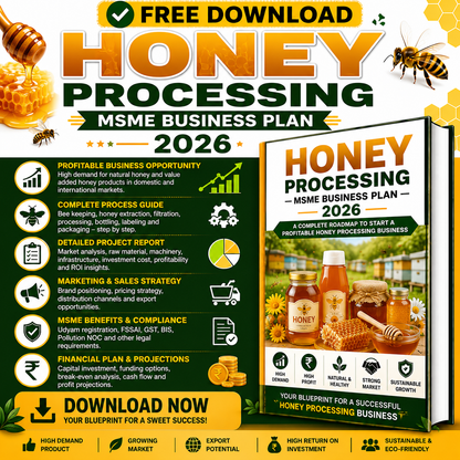 honey bottling plant project report