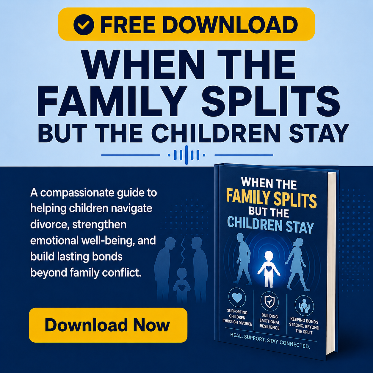 how to help kids navigate parent divorce