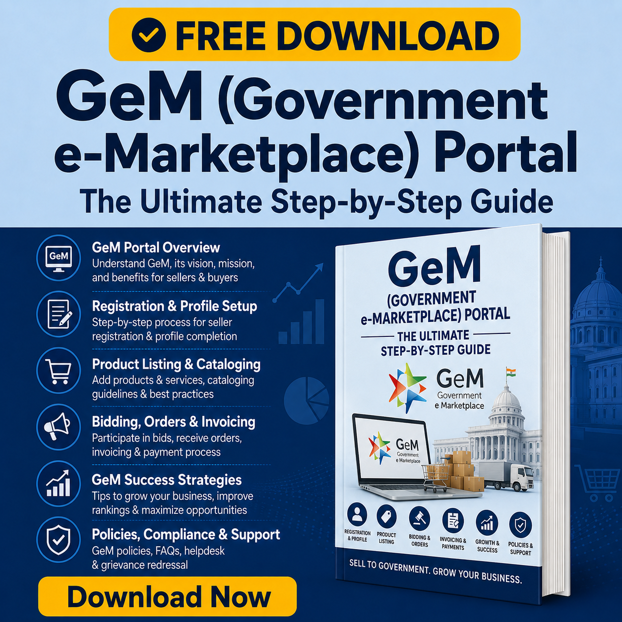 how to sell to government departments msme gem guide