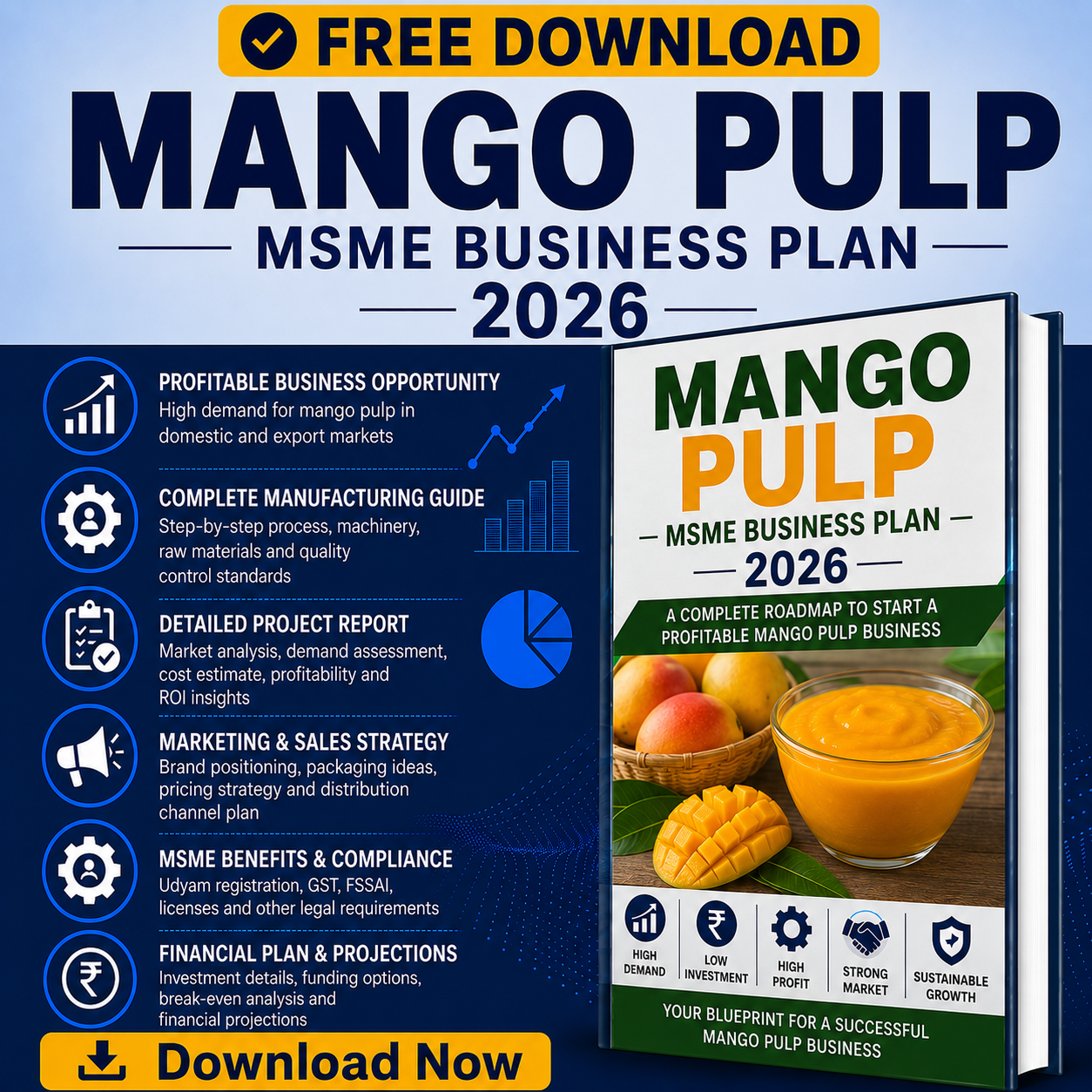mango pulp processing plant business plan 2026
