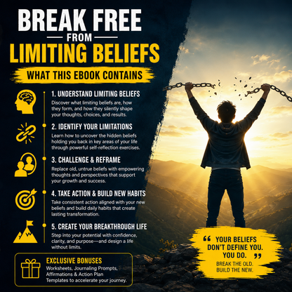 BREAK FREE FROM LIMITING BELIEFS Tomaque