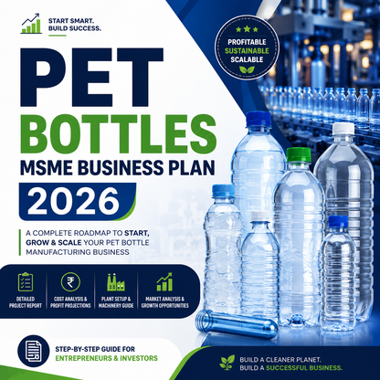 PET BOTTLES MSME BUSINESS PLAN 2026 Tomaque