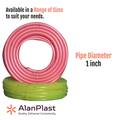 PVC Garden Water Pipe - Heavy Duty, Durable, Flexible - Ideal for Plants, Gardening, Indoors, Outdoors