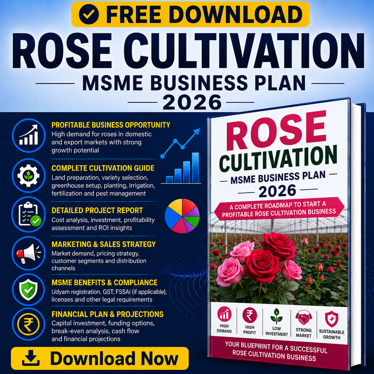 rose cultivation polyhouse business plan